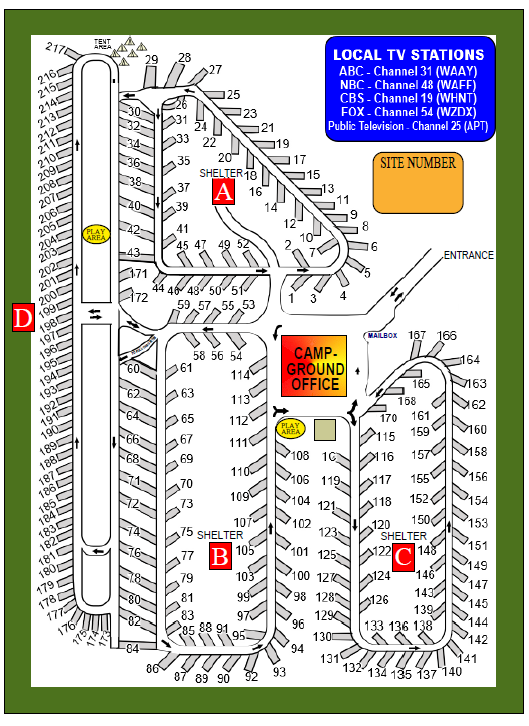 New Campground Map 2021