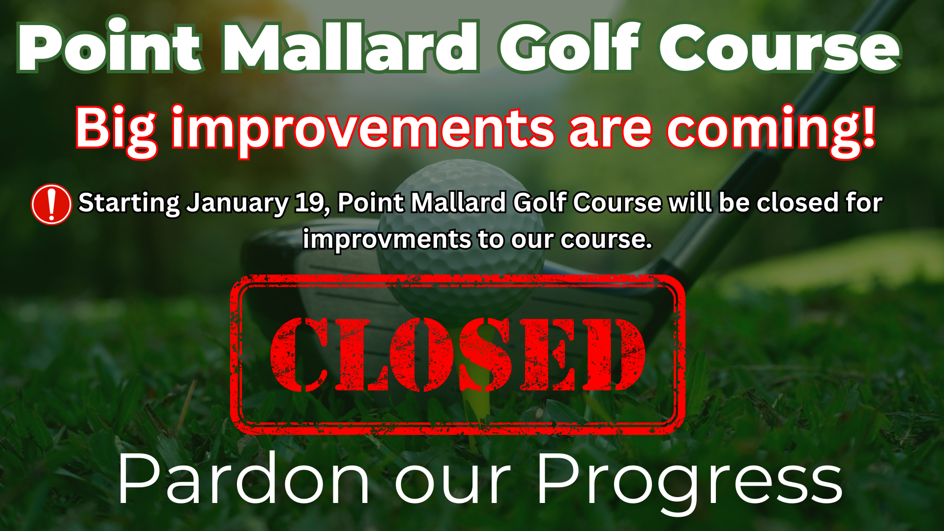 golf course website closed2